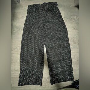 Jules & Leopold Black and White Wide Leg Pants